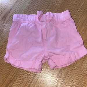 Baby pink shorts